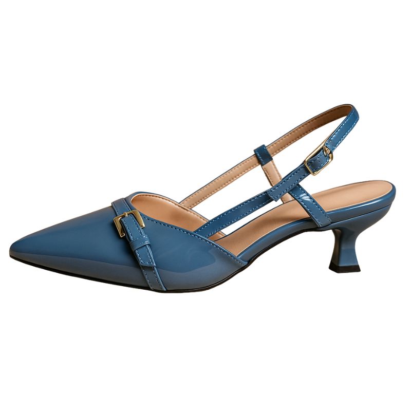 Sapato slingback Azul céu