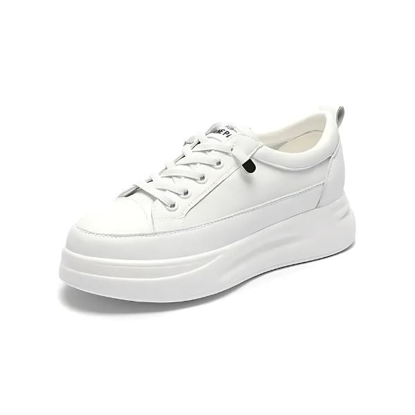 Tenis Branco Feminino Plataforma