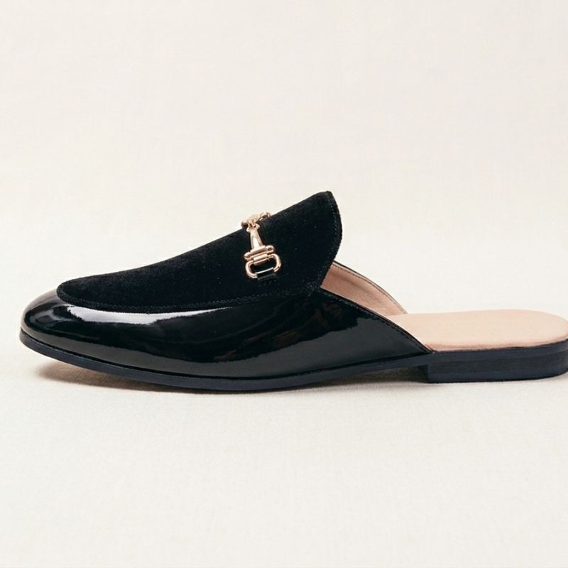 Mule Feminina Mocassim Preto