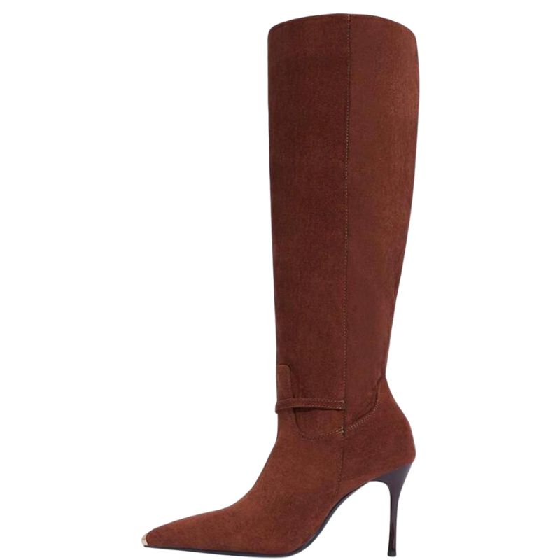 Bota Feminina Cano Longo Bico Fino Bia