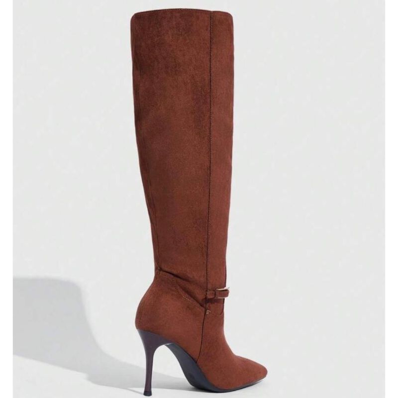 Bota Feminina Cano Longo Bico Fino Bia