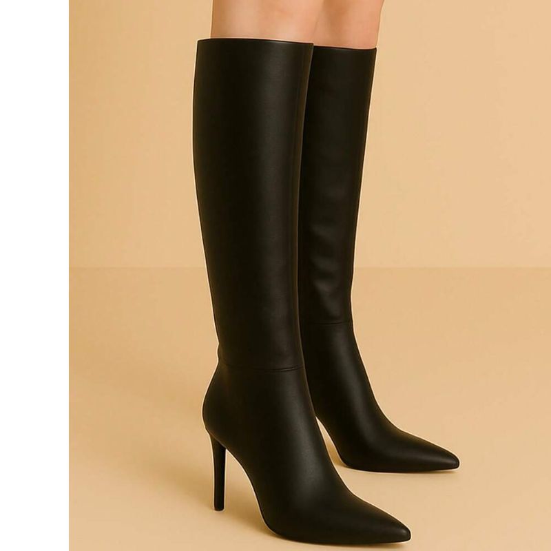 Bota Feminina Cano Longo Salto Fino