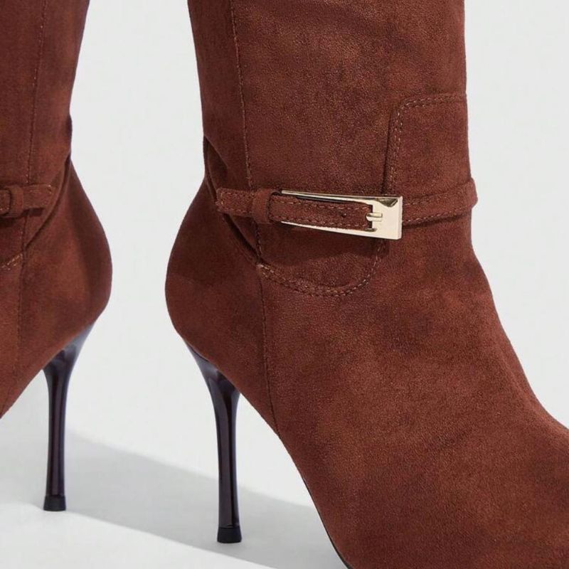 Bota Feminina Cano Longo Bico Fino Bia