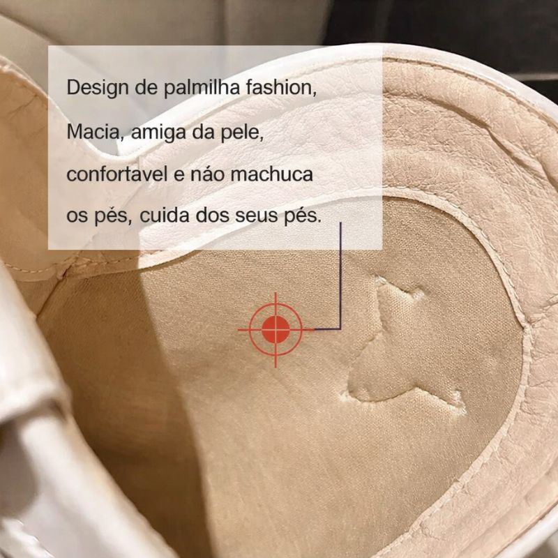 Bota Texana Feminina Bege Canion