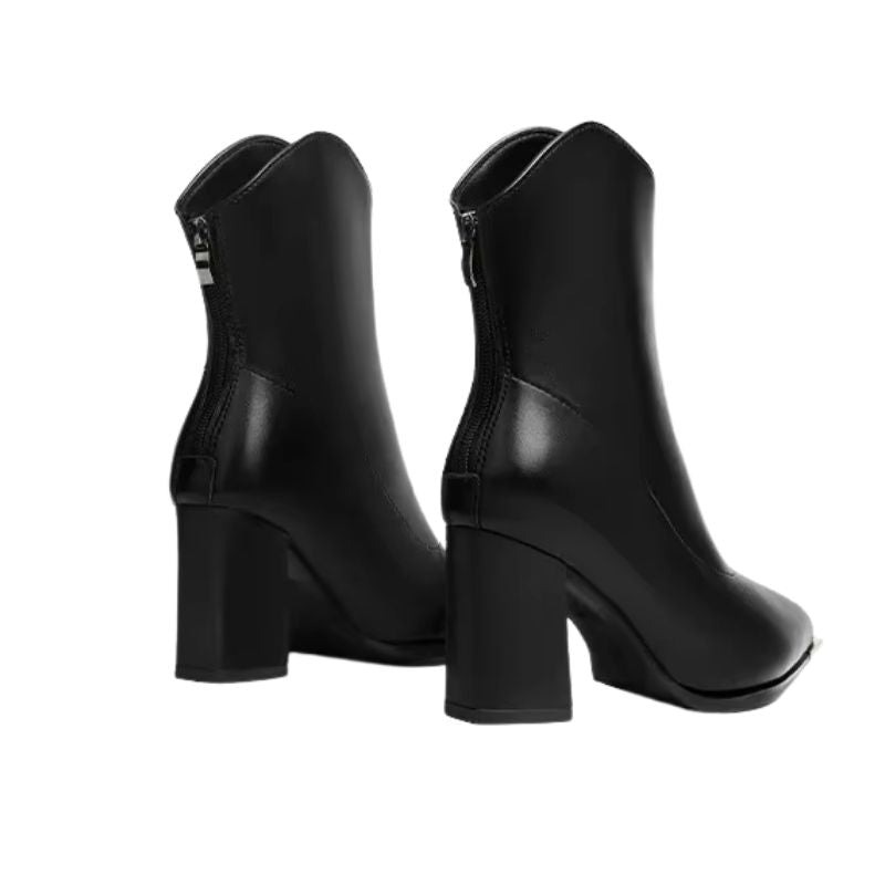 Bota Feminina Cano Curto Biqueira