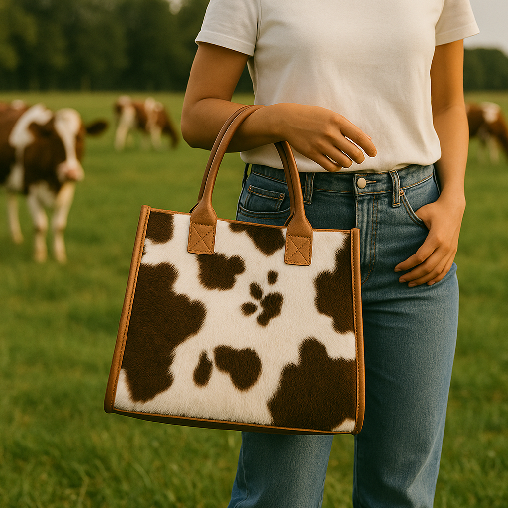 Bolsa Animal Print Pelucia