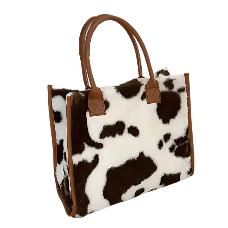 Bolsa Animal Print Pelucia