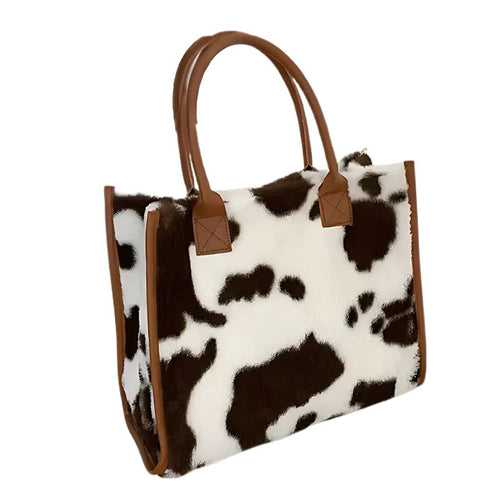 Bolsa Animal Print Pelucia
