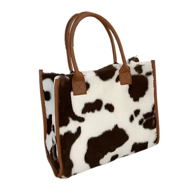 Bolsa Animal Print Pelucia