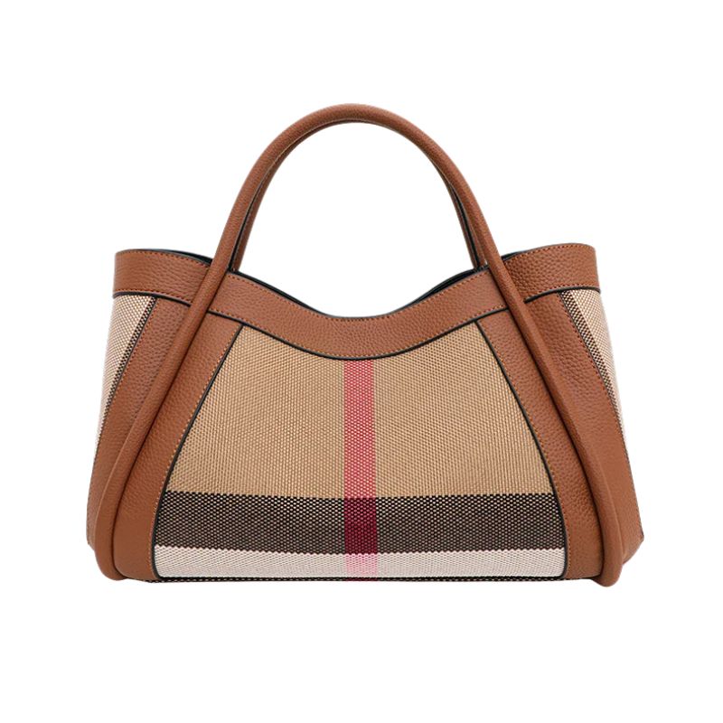 Bolsa Grande Xadrez - Couro Premium