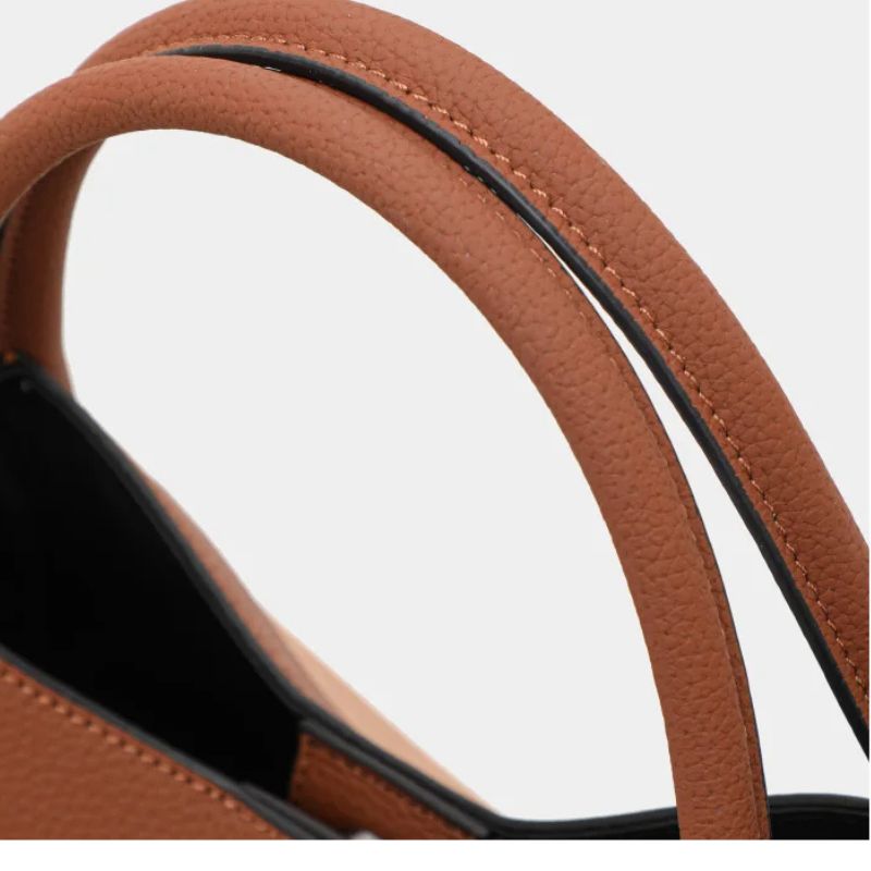 Bolsa Grande Xadrez - Couro Premium