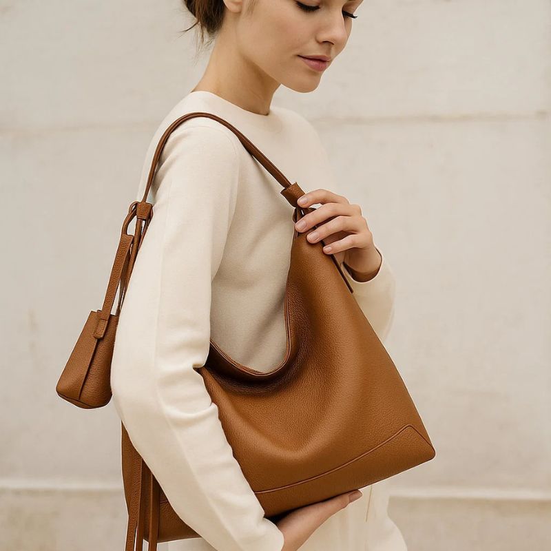Bolsa ombro feminina – Couro legítimo