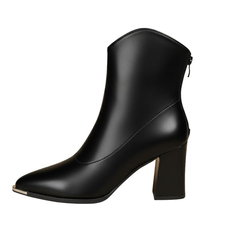 Bota Feminina Cano Curto Biqueira