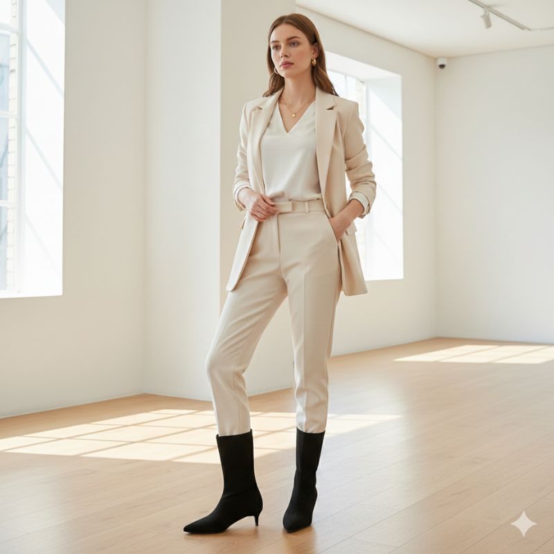 Bota Feminina Cano Curto Helena