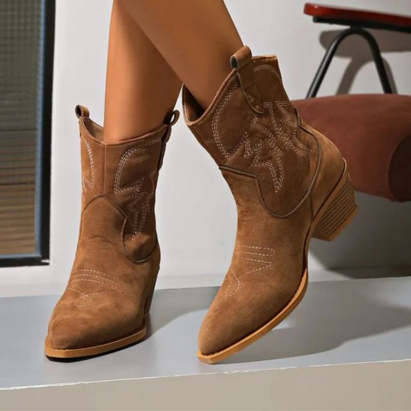 Bota Feminina Texana Cano Curto