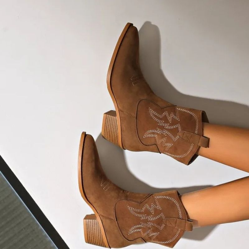 Bota Feminina Texana Cano Curto