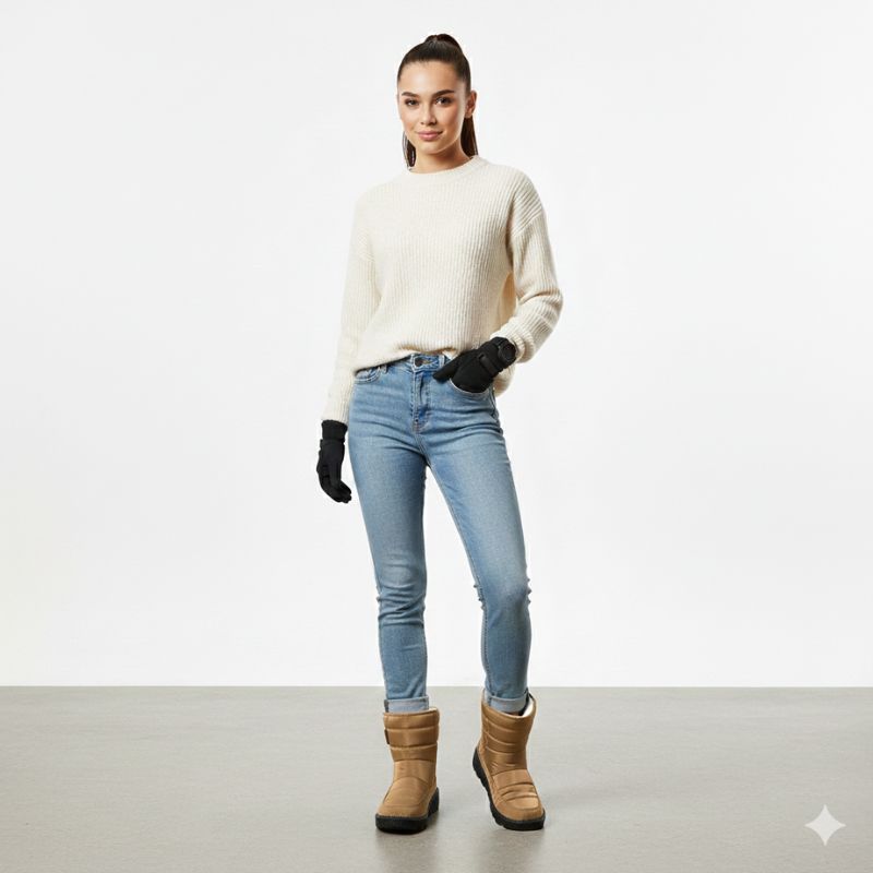 Botina Feminina Cano Curto