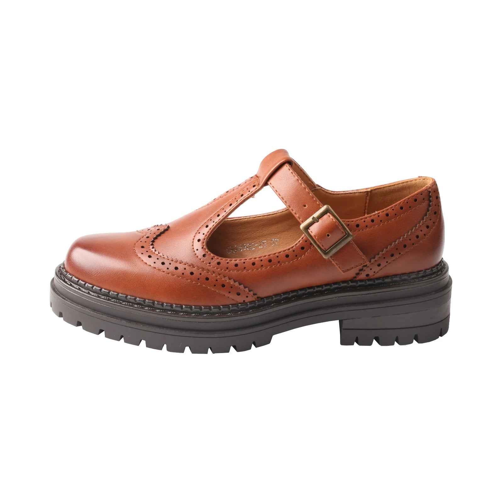 Mocassim Feminino Mary Jane Marrom Claro