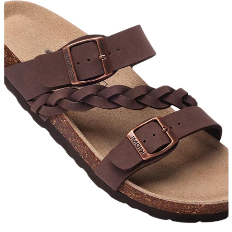 Sandália Papete Feminina Trança