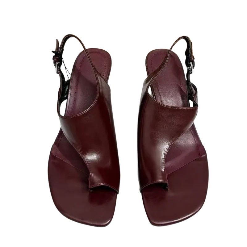 Sandalia Dedo Salto Médio