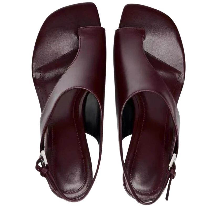 Sandalia Dedo Salto Médio