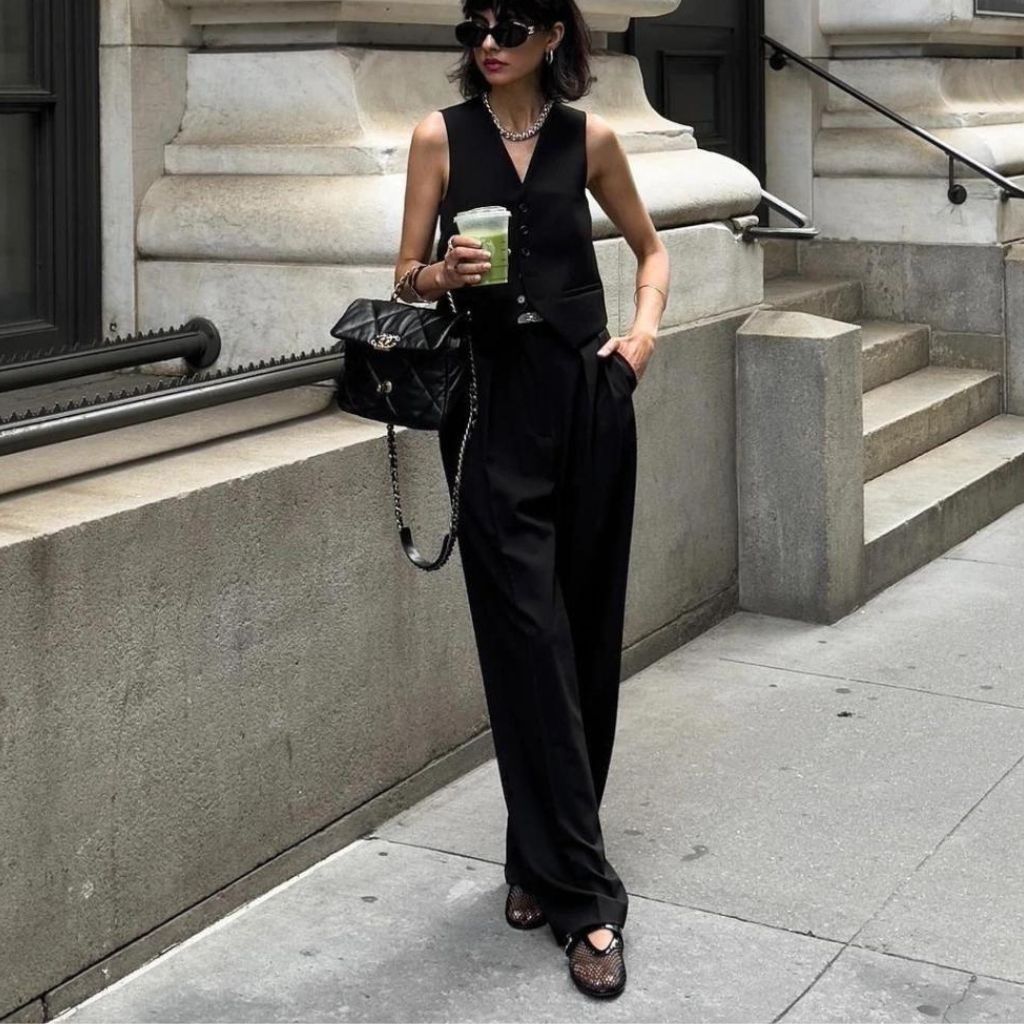 Sapato Mary Jane Boneca Rede Preta Pescador