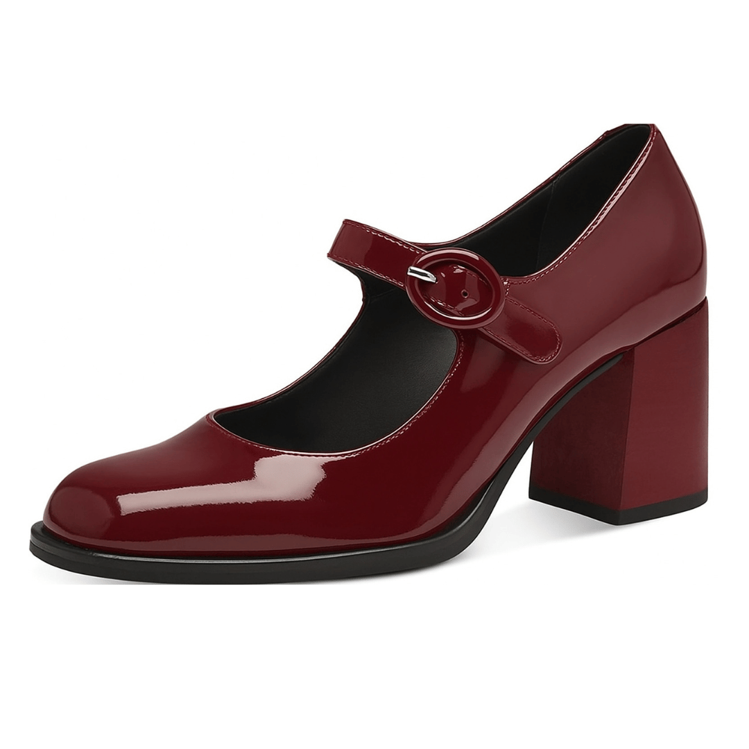Sapato Mary Jane Britânico Retro