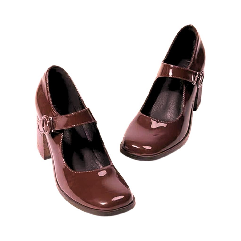 Sapato Mary Jane Britânico Retro