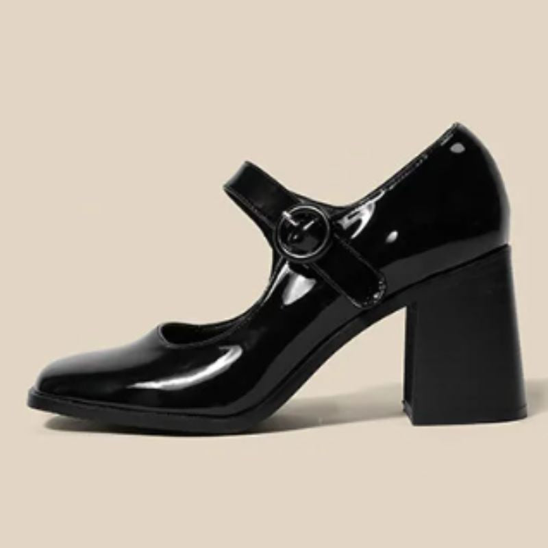Sapato Mary Jane Britânico Retro