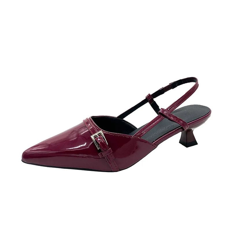 Sapato slingback  Azul céu
