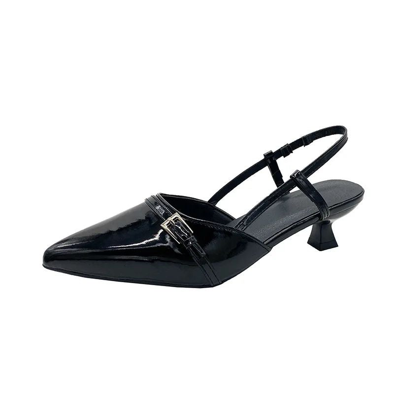 Sapato slingback  Azul céu