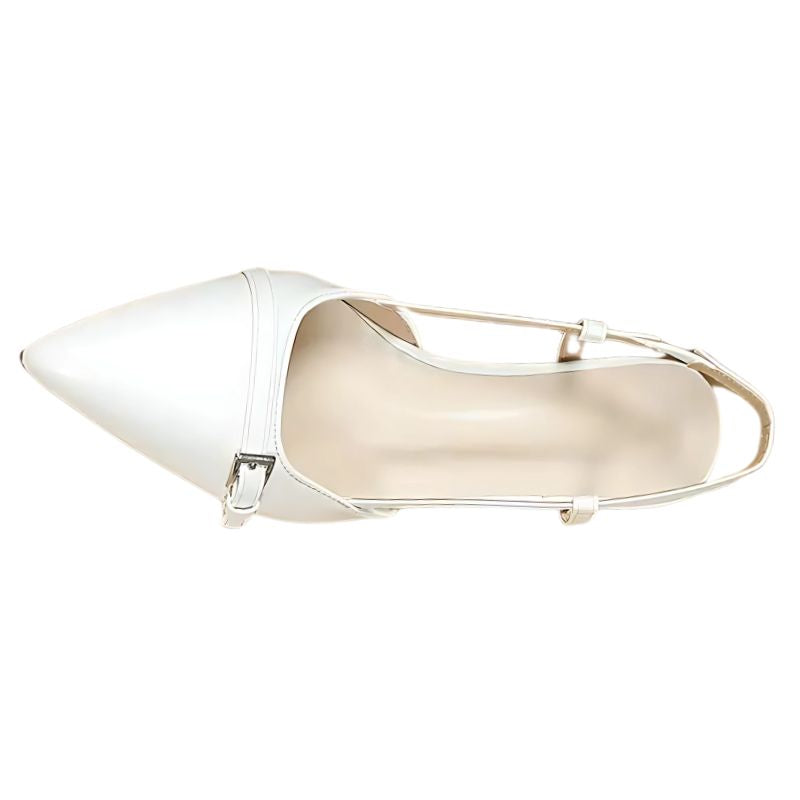 Sapato slingback  Azul céu