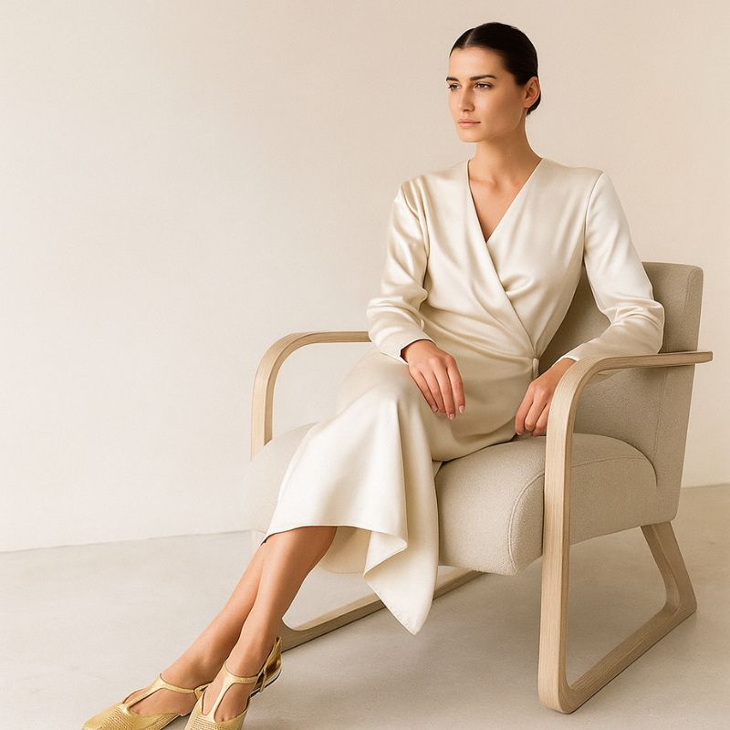 Slingback Salto Baixo Modelo Mary Jane