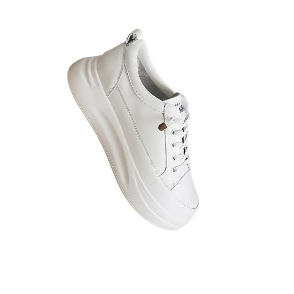 Tenis Branco Feminino Plataforma