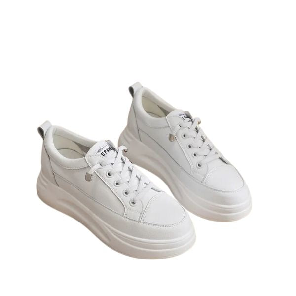 Tenis Branco Feminino Plataforma