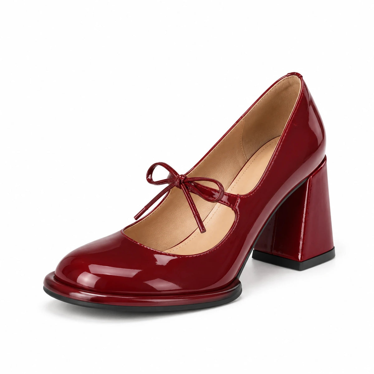 Sapato Mary Jane Celine vinho