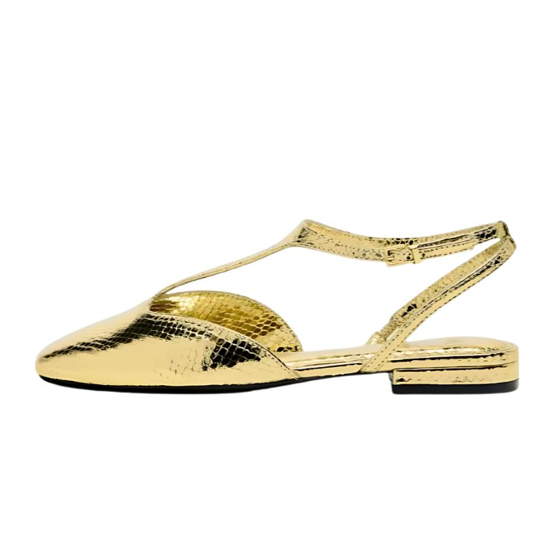 Slingback Salto Baixo Modelo Mary Jane