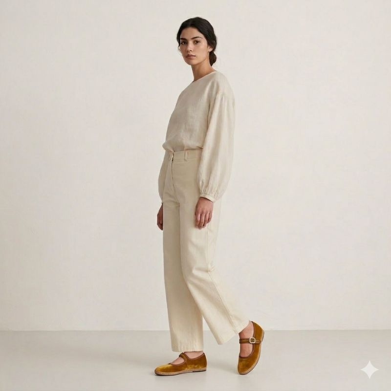 Sapatilha Feminina Confortável de Veludo